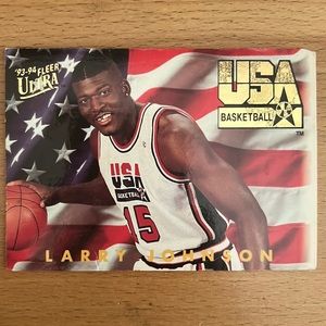 Larry Johnson, 1993–94, Fleer Ultra Team USA Basketball Card #364